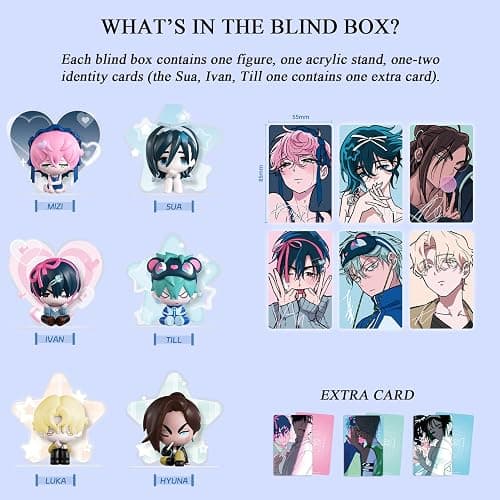 YJacuing Alien Stage Free Stage Series Blind Box Figures, Anime ALNST Officially Licensed Mystery Figurines (Single Box, Contains One Random Character) thumbnail 4