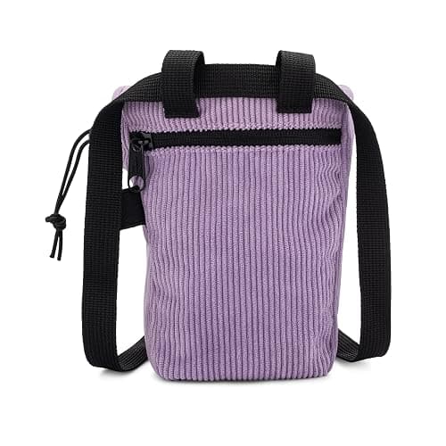 Oso Supply Co - Vintage Corduroy Chalk Bag for Rock Climbing, Bouldering Chalk Bucket with Belt and Zippered Pocket - Perfect Rock Climbing Gear, Equipment for Indoor Gym and Outdoors thumbnail 2