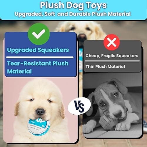 PUP Pouch Funny Parody Dog Toy | Plush Squeaky & Durable | Interactive Chew Toy for Small, Medium & Large Dogs | Upgraded Tough Fabric | Puppy Gift | Stuffed Novelty Crinkle Toy | Cool Pet Present thumbnail 4