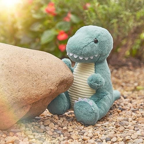 TCBunny Baby Dinosaur Bedtime Stuffed Animal Plush Toy 12", Gifts for Birthday, Valentine, Christmas (T-Rex, Blue), (BPT-0008-BL) thumbnail 5
