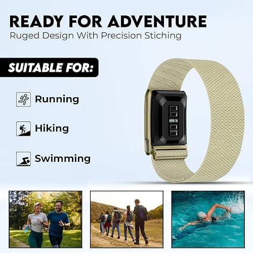 DADO Ultra-soft Nylon Sport Band Compatible with WHOOP 5.0, One, Peak, and Life | Breathable, Durable & Secure Fit Strap | NOT for Gen 4 thumbnail 5