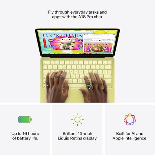 Apple 2026 MacBook Neo 13-inch Laptop with A18 Pro chip: Built for AI and Apple Intelligence, Liquid Retina Display, 8GB Unified Memory, 512GB SSD Storage, 1080p FaceTime HD Camera, Touch ID; Silver thumbnail 6