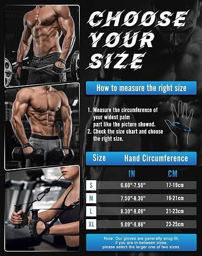 COFIT Breathable Workout Gloves, Antislip Weight Lifting Gym Gloves for Men Women, Superior Grip & Palm Protection for Weightlifting, Fitness, Exercise, Training thumbnail 5