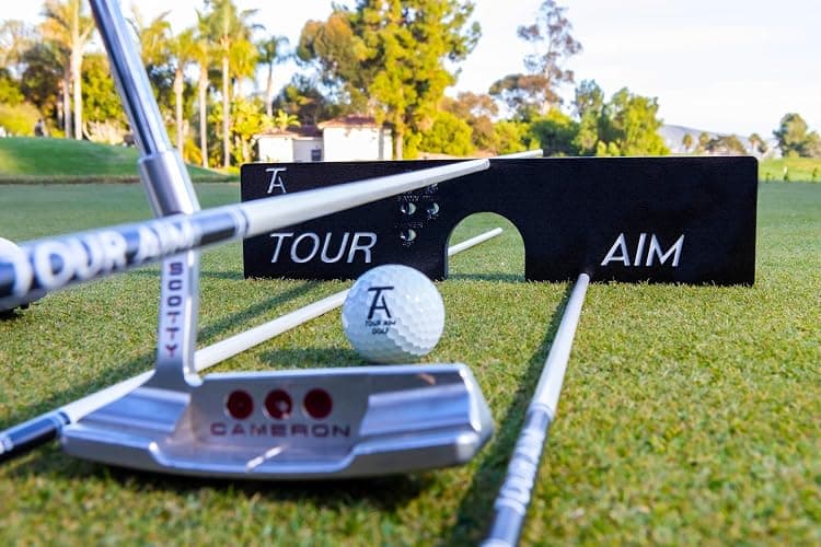 Tour Aim 2.0 Golf Training Aid – 11-in-1 Alignment Sticks & Swing Plane Golf Practice System – Lightweight Alternative to Heavy Brick-Like Golf Aids – Maximum Portability, Accuracy & Consistency thumbnail 6