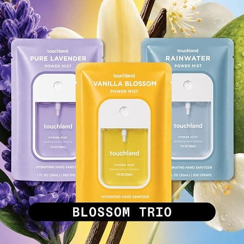 Touchland Hand Sanitizer Spray, Blossom Trio - 3 x 1 FL OZ thumbnail 3