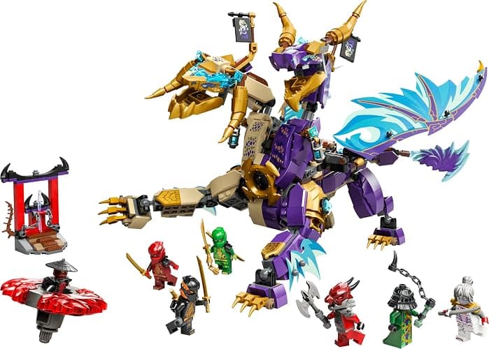 LEGO NINJAGO Arc : le dragon de la concentration - Jeu de construction interactif pour garçons, filles dès 9 ans - Toupie Spinjitzu, 8 minifigurines - Cadeau pour fans du Soulèvement des Dragons 71836 thumbnail 10
