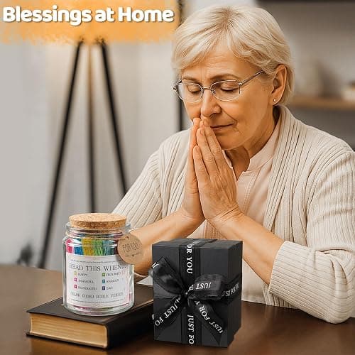 Bible Verse Jar, Read Me When Bible Verses Jar For Daily Encouragement, Inspirational Prayer & Reflection,Graduation Gift for Her,Gifts for Mom from Daughter Son, Christian Gifts for Women thumbnail 2