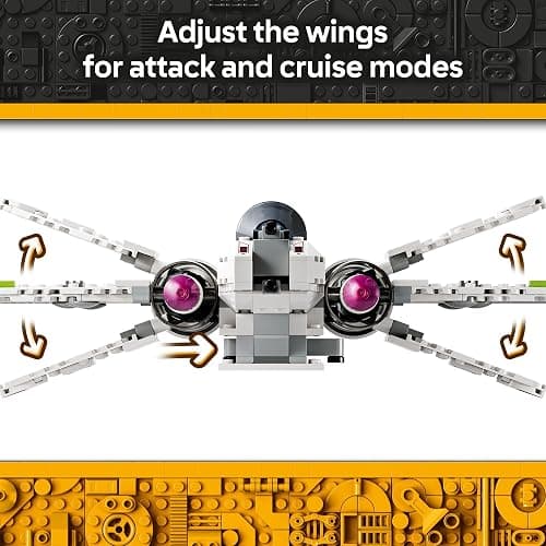 LEGO Star Wars: Revenge of The Sith ARC-170 Starfighter Spaceship Building Toy - Kids Star Wars Toy for Boys and Girls, Ages 9+ - Gift Idea for Birthdays - 75402 thumbnail 4