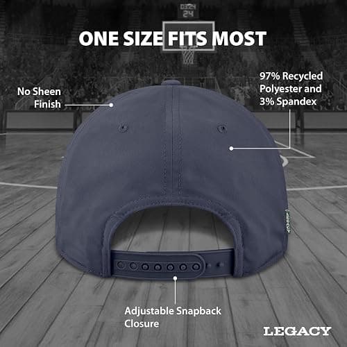 Legacy NCAA Officially Licensed Rope Hat, Lightweight Cap for Men & Women, Caddy, One Size Fits Most, Snapback Closure thumbnail 2