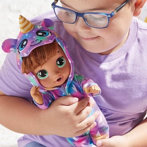 Baby Alive Super BFF Sophia Sparkle Brown Hair Dress Up Baby Doll Playset, 11 Inches, Toys for 3 Year Old Girls & Boys & Up (Amazon Exclusive) thumbnail 10