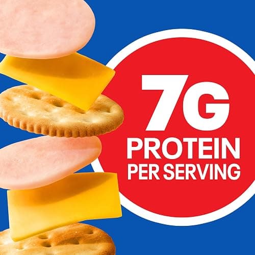 Lunchables Value Pack, Turkey & Cheddar, 1.9 oz Pack | 7g Protein per Serving, No Prep Needed, Convenient Grab-and-Go Lunch & Protein Snacks for Kids, One Serving Tray thumbnail 6