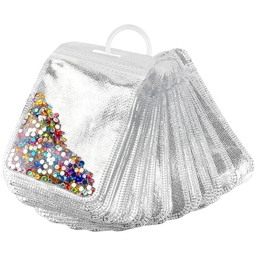 100PCS Diamond Painting Beads Storage Bags – 4.3'' x 2.7'' Small Reusable Ziplock Jewerly Bags Pouches for DIY Diamond Art, Gem & Bead,Samples,Small Items,Craft Supplies Storage Accessories - Image 1