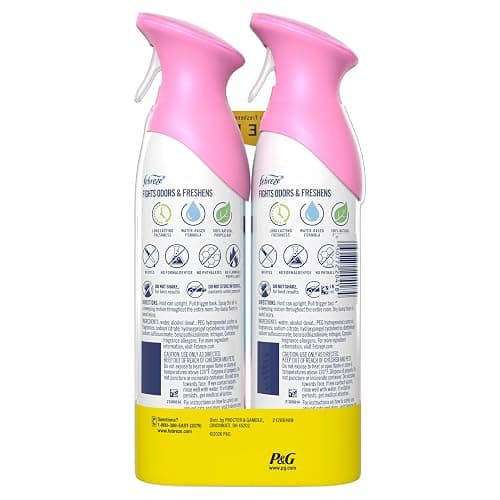 Febreze Air Mist, Air Freshener Spray, Odor Fighting Room Spray, Deodorizer for Home Bathroom Kitchen Office Apartment Dorm Room Classroom, Downy April Fresh Scent, 8.1oz (Pack of 2) thumbnail 9