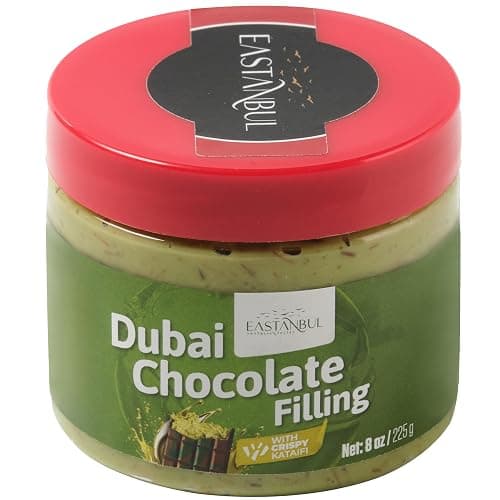 Eastanbul Dubai Chocolate Bar Mixture, 8oz, Dubai Chocolate Bar Pistachio Filling, Crispy Premium Kataifi and Pistachio Cream, Single Ingredient to Make Viral Candy, No Palm Oil - Image 1