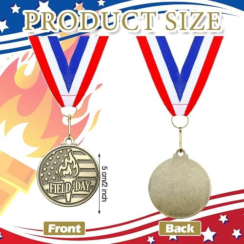 Quelay 30 Pcs 2'' Gold Awards Medals Bulk Winner Medals with Neck Ribbons Encourage Team Participation for Adults Trophy Award Prize Gift Competitions Graduation Party thumbnail 2