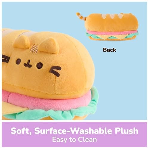GUND Pusheen Sub Sandwich Squisheen 11-Inch Squishy Plush Toy; Ages 8+ | Promotes Exciting Character Roleplay, Early Sensory Discovery, and Creative Storytelling; Soft, Comforting, Collectible Plush thumbnail 4