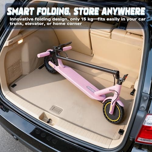 Sigravy Electric Scooter for Adults, Folding Commuter Kids E-Scooter, 350W Motor, 8.5” Tires, 16–19 MPH, 19–21 Miles Range, Dual Brake, App Control, Lightweight Scooter for Teens thumbnail 4