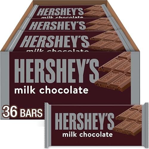 HERSHEY'S Milk Chocolate Candy Bars, 1.55 oz (36 Count) - Image 1