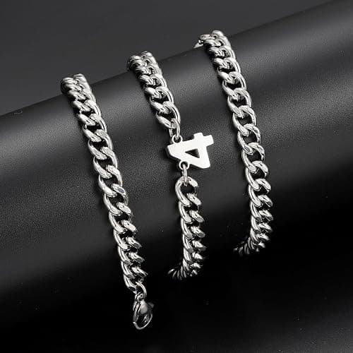 Lydow Number Necklace for Men Boys Athletes, Stainless Steel Chain Football Soccer Basketball Baseball 0-99 Birthday Gifts Jewelry 18+2Inches thumbnail 4