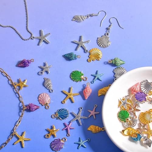 Bulk Enamel & Metal Charms for Jewelry Making, Colorful Metal Pendant for Bracelet Necklace and Crafting thumbnail 4