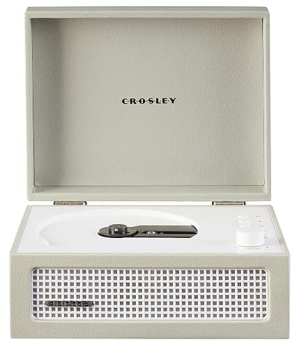Crosley Voyager Portable CD Player with Bluetooth, Built-In Stereo Speakers & FM Radio – Rechargeable CD Players for Home, Office & Travel with Headphone Jack, Aux Input - Vintage Suitcase Design thumbnail 12