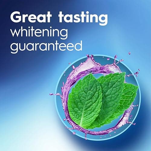 Crest Mouthwash/Mouth Rinse, 3D White Brilliance Whitening, Alcohol Free, Clean Mint, 2x1L (33.8 fl oz) thumbnail 3