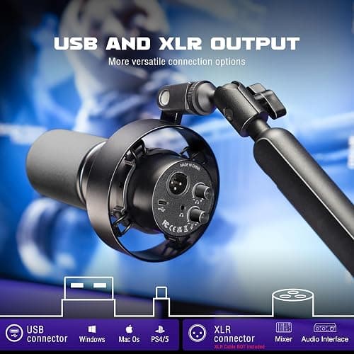 FIFINE K688 + Low Profile Boom Arm thumbnail 3