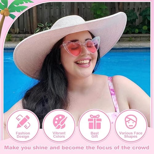 Pibupibu 12 Pack Mixed Style Party Sunglasses Bulk Classic Retro Y2K Glasses Funky Eyewear Costume Accessories thumbnail 5