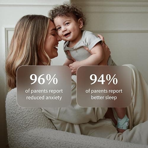 Owlet Dream Sock® - FDA-Cleared Smart Baby Monitor - Track Live Pulse (Heart) Rate, Oxygen in Infants - Receive Notifications - Mint thumbnail 5