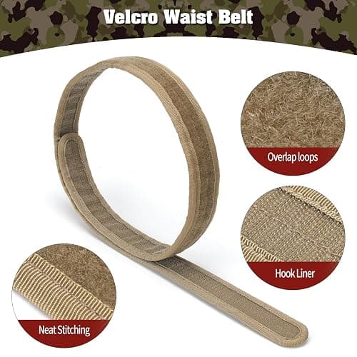 Tactical Belt for Men with Quick-Release Buckle & Modular Pouches thumbnail 6