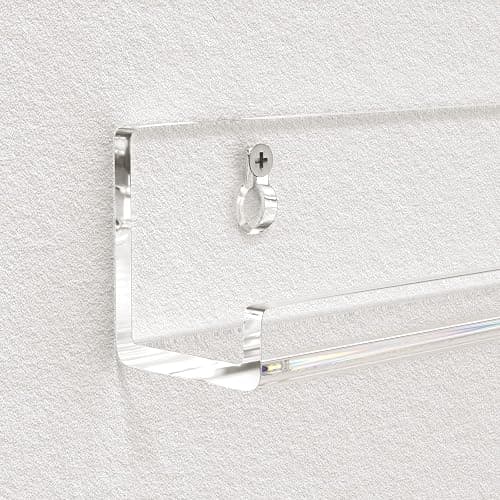 FEMELI Vinyl Record Shelf Wall Mount - 6 Pack 12-inch Clear Acrylic Album Record Holder Display Rack - Art for The Collector thumbnail 4