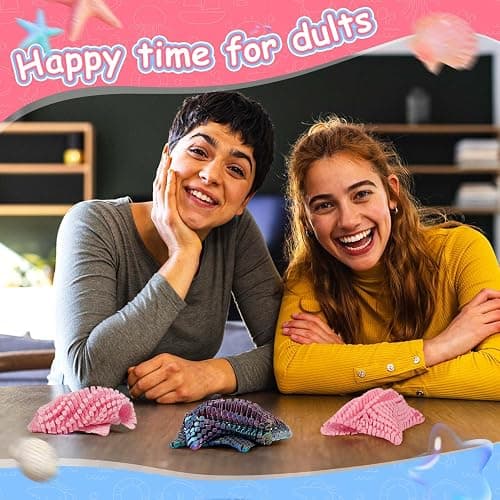 Cute 3D Printed Squishy Articulating Starfish - Stress Relief Fidget Starfish Toy, Unique Desk Decor & Flexible Gift Idea (F2) thumbnail 2