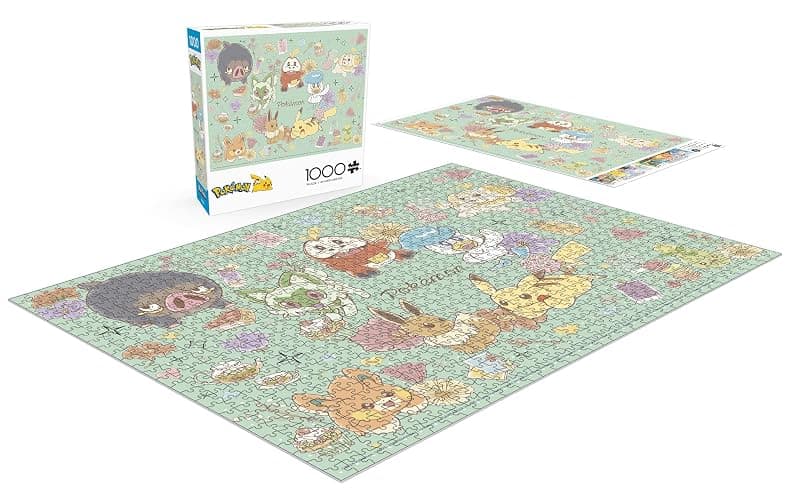 Buffalo Games - Pokemon - Flower Cafe - 1000 Piece Jigsaw Puzzle for Adults -Challenging Puzzle Perfect for Game Nights - Finished Size is 26.75 x 19.75 – Precision-Cut Pieces thumbnail 4