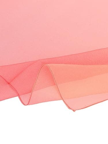 uxcell Long Chiffon Lightweight Sheer Wedding Scarf Silky Gradient Color Party Shawl Spring Summer Beach Wrap for Women thumbnail 4