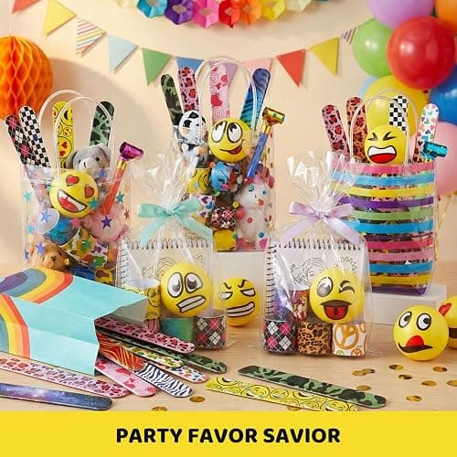 LovesTown Slap Bracelets for Kids, 48 PCS Snap Bracelets Party Favors | Wristbands Bulk for Classroom Prizes Treasure Box, Birthday Exchanging Gifts,Goodies Bag Stuffers Fillers, Carnival Prizes thumbnail 2