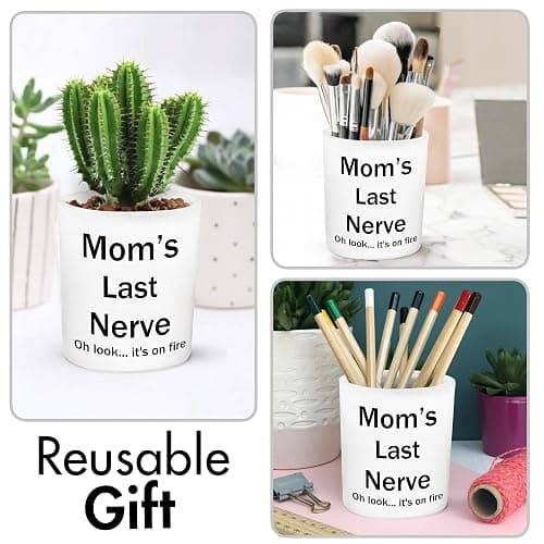 Gifts for Mom from Daughter, Son - Mothers Day Gifts for Mom, Wife, Women - Moms Birthday Gift Ideas, Cool Birthday Gift for Moms - Funny Mothers Day Candle for mom, Mom's Last Nerve Candle 10oz thumbnail 7