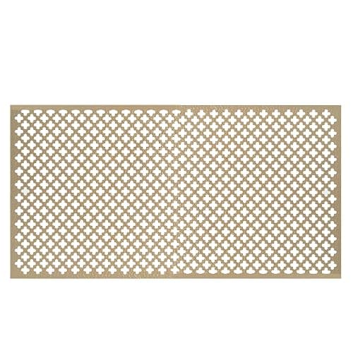 M-D Building Products 56016 Aluminum Cloverleaf Sheet - for Interior/Exterior Design, Stylish, Lightweight, Corrosion-Resistant, Easy to Mold and Trim (12 in. x 24 in. x .020 in.) (Brass) thumbnail 6