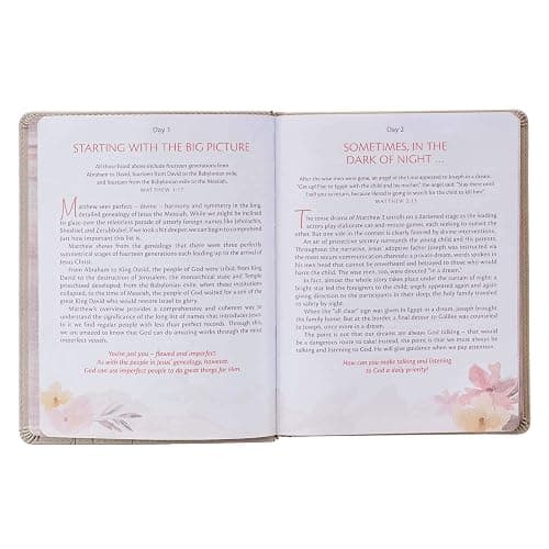 My Quiet Time Devotional - 365 Devotions for Women To Bring You Into The Peace Of The Presence of God Cappuccino, Faux Leather Flexcover Gift Book w/Ribbon Marker thumbnail 3