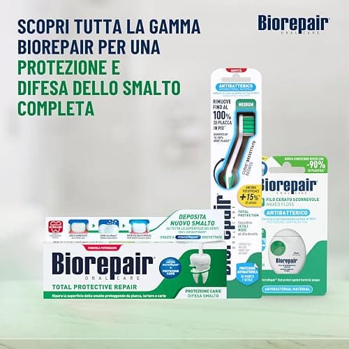 Biorepair, Dentifricio Total Protective Repair, Ripara lo Smalto, Protegge da Placca, Tartaro e Carie, Con Microrepair, Senza Fluoro e Parabeni, 60ml thumbnail 5