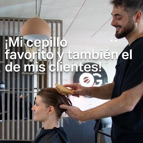 Olivia Garden Bamboo Touch Detangle Massage - Cepillo de Bambú Ecológico para Desenredado Suave y Masaje del Cuero Cabelludo thumbnail 8