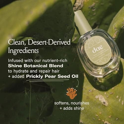 DAE Prickly Pear Hair Oil - Smooths Frizz, Hydrates, Prevents Breakage, Detangles, & Adds Shine (1.7 oz) thumbnail 4