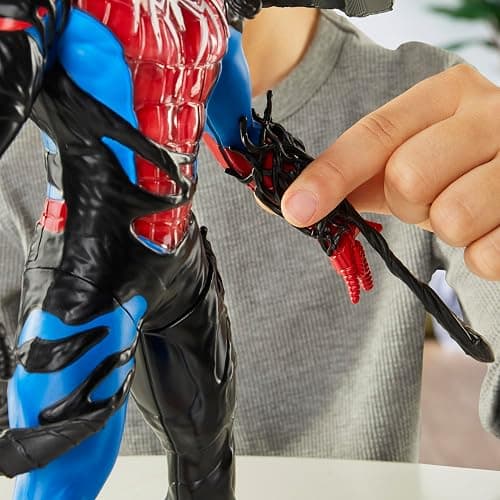 Marvel Spider-Man VenomVersus Spider-Man Liquid Shifter Action Figure with Accessories, 11-Inch-Scale (27 cm) Super Hero Toys for Kids Ages 4 and Up thumbnail 13