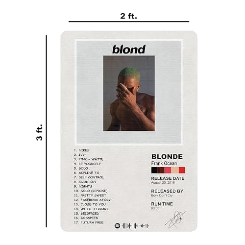 Frank Ocean Album Cover Rug Hip Hop Blood Album Carpet Rap Fan Gift for Birthday Christmas Music Room Decorative Non-Slip Mat Washable Popular Rapper Themed Carpet thumbnail 2
