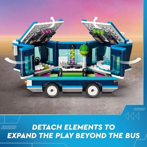 LEGO Despicable Me 4 Minions’ Music Party Bus, Creative Building Toy for Kids, Fun Despicable Me Toy Playset, Gift for Boys and Girls Aged 7 and Up, 75581 thumbnail 4