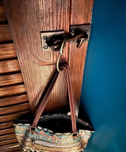 Clipa Bag Hanger - The Ring That Opens Into a Hook, Closes Automatically | Hangs Almost Anywhere in Just 1/2" of Space | Holds 33 lbs Yet Weighs Only 1.6 oz | 8 Styles | 3 yr Warranty thumbnail 9