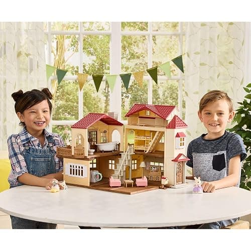 Calico Critters - Red Roof Home - Country Home - 2026 Gift Set Edition Dollhouse – Kids Pretend Play House, Miniature Home Playset with Furniture & Accessories, Ages 3+ thumbnail 7