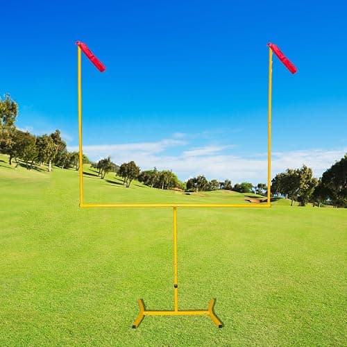 Football Goal Post, Adjustable Height Field Goal Post with Football, Sturdy Steel Tube Frame, Powder Coating Anti-Rust Craft, Easy to Assemble thumbnail 7