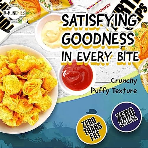 K-Munchies Orion Turtle Chips - Large 3 x 160-gram Mexican Street Corn Flavor Korean Chips - Big Bag Party Size Savory, Tasty, Crispy Korean Corn Snacks - Bite-Sized, On-The-Go Korean Snack for Family thumbnail 5