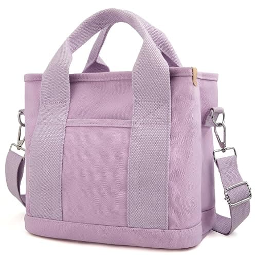 IwIeIaIrI Small Tote Bag with Zipper,Mini Tote Bag for Women,Crossbody Bag Shoulder Bag Friends Birthday Gifts - Image 1