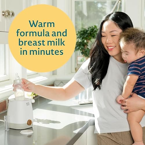 The First Years Baby Bottle Warmer and Sterilizer - Pacifier and Bottle Nipple Sanitizer - Feeding Baby Essentials for Formula or Breast Milk - Holds Multiple Sizes thumbnail 4